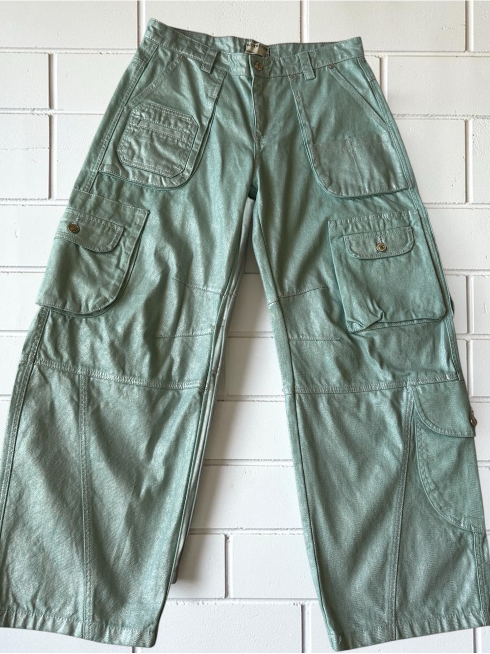 Free People Metallic Cargo Barrel
Jeans - Picture 4 of 9